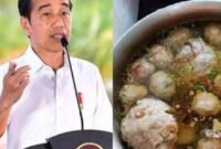 Bakso batal : Presiden Jokowi Dodo membatalkan secara mendadak pesanan 2500 Porsi Bakso dari seorang pedagang di IKN.(photo int)