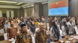 Keterangan gambar : Badan Pengawasan Pemilu (Bawaslu) Kabupaten Langkat, menggelar rapat Koordinasi Pengawasan Pemutahiran Data Pemilih dan Penyusunan Daftar Pemilih Dalam Pemilihan Serentak 2024, Medan, Senin (12/08/2024).(red)