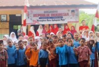 Semangat Kemerdekaan para guru dan murid SDN 05 0670 bersyukur dapat merasakan nikmat kemerdekaan mewujudkan Merdeka belajar merdeka dalam mengeluarkan pendapat merdeka dalam berprestasi dan berekspresi.(ist)