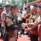 Ketua Dewan Pembina Pujakesuma Komjen Agus Andrianto SH MH hadiri perayaan Hari Ulang Tahun (HUT) Pujakesuma yang ke 44 berlangsung di lapangan Hocky jalan Mahoni Kisaran Kabupaten Asahan Sumatera Utara, Kamis 22 Agustus 2024.