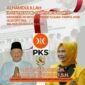 Pasangan H Syah Afandin- Tiorita yang mendapat dukungan hampir seluruh partai Politik yang ada pada Pilkada Langkat 2024.(ist)