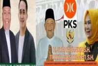 Keterangan gambar : Dua Bakal Calon Bupati Langkat yang diprekdisi akan bertarung merebut hati rakyat pada PIlkada Langkat Oktober 2024 mendatang. (yong)