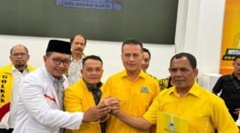 Rekomendasi persetujuan dalam bentuk Surat Keputusan DPP Partai Golkar Nomor: Skep.43/DPP/GOLKAR/VIII/2024, tanggal 24 Agustus 2024 diserahkan Ketua DPD Partai Golkar Sumatera Utara, Dr. H. Musa Rajeckshah, S.Sos. M.Hum,