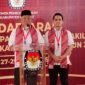 Keterangan gambar : Pasangan Bakal Calon Bupati dan Wakil BUpati Langkat 2024-2029, Iskandar Sugito, S.Pd,MM dan Adli Tama Hidayat Sembiring.(yong)