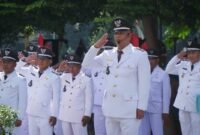 SEbanyak 163 Kepala Desa di Kabupaten Langkat dikukuhkan masa jabatanya yang diperpanjang dari enam tahun menjadi delapan tahun. Pengukuhan dilakukan oleh Pj Bupati Langkat Faisal Hasrimi.(yong)