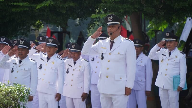 SEbanyak 163 Kepala Desa di Kabupaten Langkat dikukuhkan masa jabatanya yang diperpanjang dari enam tahun menjadi delapan tahun. Pengukuhan dilakukan oleh Pj Bupati Langkat Faisal Hasrimi.(yong)