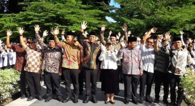 Seratusan guru honorer PPPK Langkat yang dilantik pada Kamis (5/9) 