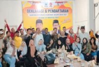 Komunitas Pelaku Seni Kota Binjai resmi dukung pasangan Calon Walikota dan Wakil Walikota Binjai nomor urut 02 Zainuddin - Hendro, Rabu (09/10)