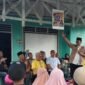 Hendro Susanto saat kampanye program kerja sebagai calon wakil walikota binjai, Minggu (27/10)