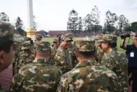 Suasana Retreat para menteri dan wakil menteri Kabinet Merah Putih di Akmil Magelang, Jawa Tengah, Jum'at (25/10).(Dok. Presidential Communication Office (PCO) )