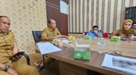Rapat kinerja untuk evaluasi kinerja Perumda Air Minum PDAM Tirta Wampu.(yong)