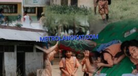 Miris : Beginilah potret pendidikan di Kabupaten Langkat. Dari Republik ini Merdeka sampai sekarang murid disekolah ini tak mendapatkan sarana dan prasarana yang layak.