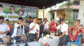 Calon Wakil Bupati Langkat hadiri pagelaran budaya lokal di Kecamatan Hinai, Jumat (8/11/2024)