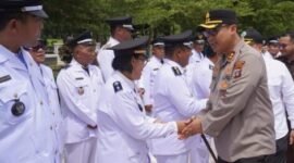 Pengukuhan masa jabatan Kepala Desa di Langkat.