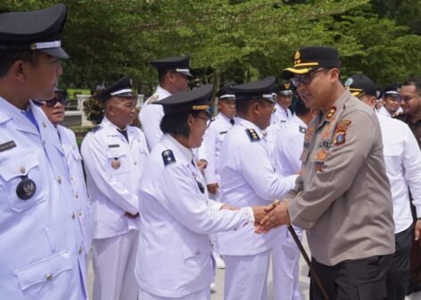 Pengukuhan masa jabatan Kepala Desa di Langkat.