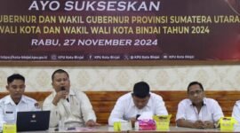 Rakor KPU Kota Binjai persiapan debat kandidat Walikota Binjai dilaksanakan, 11 November 2024