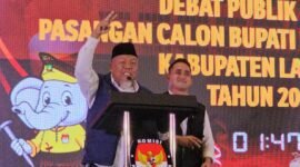 Orasi penutup dari Calon Bupati dan Wakil Bupati Langkat pada debat kedua yang diselenggarakan oleh KPU Langkat