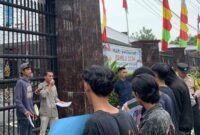 Aksi unjuk rasa Mahasiswa (ilustrasi)