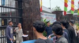 Aksi unjuk rasa Mahasiswa (ilustrasi)