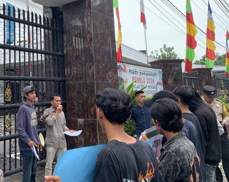 Aksi unjuk rasa Mahasiswa (ilustrasi)