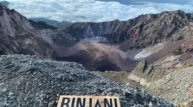 Tangkapan layar keindahan Gunung Rinjani. (Foto: ig @gunungrinjani.id)