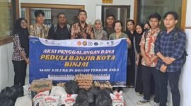 BEM STMIK Kaputama Binjai gelar galang dana korban banjir