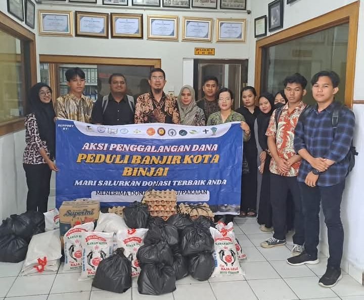 BEM STMIK Kaputama Binjai gelar galang dana korban banjir
