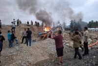 Polisi menurunkan tim untuk menghentikan tambang emas ilegal yang berada di Desa Jambur Tarutung, Kecamatan Kotanopan, Kabupaten Mandailing Natal.