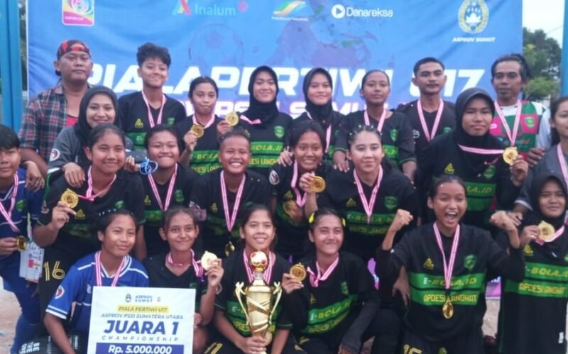 Tim BRIMO Langkat raih Juara 1 Piala Pertiwi