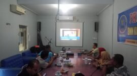 Suasana BNN Kota Binjai saat melakukan kegiatan press release kepada awak media