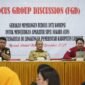 Pemerintah Kabupaten Langkat menggelar Focus Group Discussion (FGD) dengan tema “Gerakan Membangun Budaya Anti-Korupsi untuk Mewujudkan Aparatur Sipil Negara (ASN) yang Berintegritas” di Grand Hotel Stabat, Selasa (10/12/2024). Acara ini dihadiri oleh Sekretaris Daerah Kabupaten Langkat, Amril, S.Sos, mewakili Pj Bupati Langkat, M. Faisal Hasrimy, AP, MAP.(ist)

