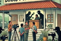 Berikut adalah ilustrasi terbaru yang menggambarkan suasana di Dinas PUPR Langkat dengan simbolisme korupsi dan ketidaktransparanannya. (photo: Ilustrasi)