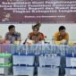 KPU Langkat saat melakukan rekapitulasi hasil penghitungan perolehan suara pada pemilihan Gubernur dan Wakil Gubernur Sumatera Utara, serta Bupati dan Wakil Bupati Langkat periode 2024-2029