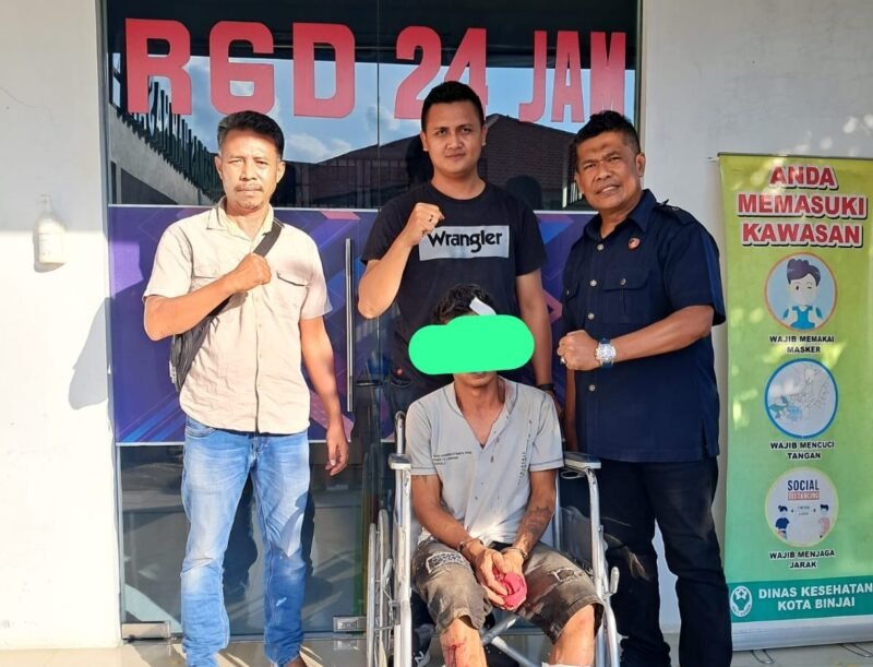 Pelaku curanmor saat diringkus Polsek Binjai Barat, Kota Binjai, Sumatera Utara, Sabtu (4/1/2025). 