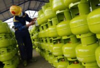 Kumpulan tabung gas LPG 3kg