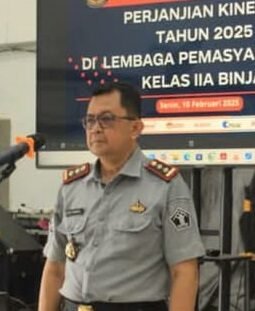 Lapas Binjai Gelar Penandatanganan Perjanjian Kinerja