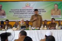 Pj. Bupati Langkat Faisal Hasrimy menekankan bahwa tidak semua usulan dapat langsung diakomodasi dalam APBD, mengingat keterbatasan anggaran daerah.