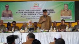 Pj. Bupati Langkat Faisal Hasrimy menekankan bahwa tidak semua usulan dapat langsung diakomodasi dalam APBD, mengingat keterbatasan anggaran daerah.