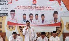 DPD PKS Binjai Gelar Muscab, Lantik Pengurus Cabang untuk Periode 2025–2028