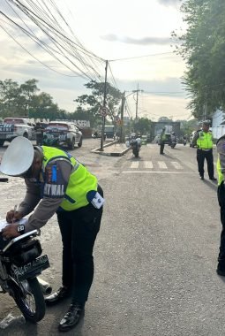 517 Pelanggar Terjaring Operasi Patuh Toba 2025 di Binjai, Helm dan SIM Jadi Masalah Utama