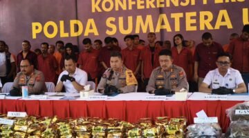 Perangi Narkoba di Sumut: 429 Kasus Terungkap, 534 Tersangka Dibekuk