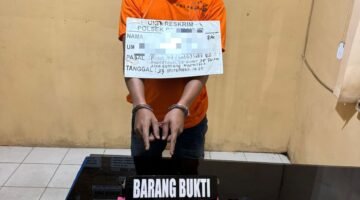 Menunggu Pembeli di Kebun Sawit, Pengedar Sabu Ditangkap Polsek Bilah Hilir
