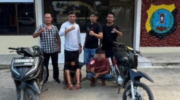 Subuh Bobol Rumah, Motor Digondol: Dua Pemuda Diciduk Polsek Padang Tualang