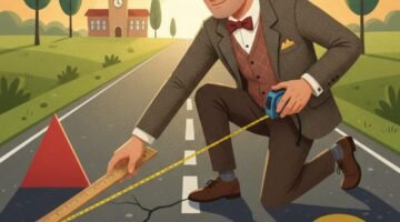 Ketika Cekgu Jadi Ahli Beton, Mengukur Jalan Dengan Pengaris