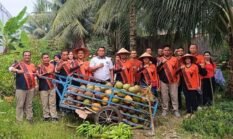 Panen Kelapa di Lapas Binjai, Warga Binaan Didorong Jadi Produktif dan Mandiri