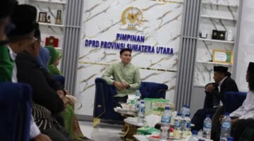 Jalin Silaturahmi, PCNU Langkat Siap Bersinergi dengan Ricky Anthony