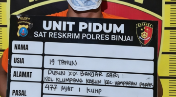 Terekam CCTV, Maling Honda Scoopy di Kos-kosan Binjai Dibekuk Polisi