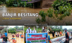 Banjir Besitang Rendam Rumah Warga, Tiorita Turunkan Bantuan dan Layanan Kesehatan